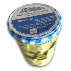 Käse in Öl der Hofkäserei Schömering