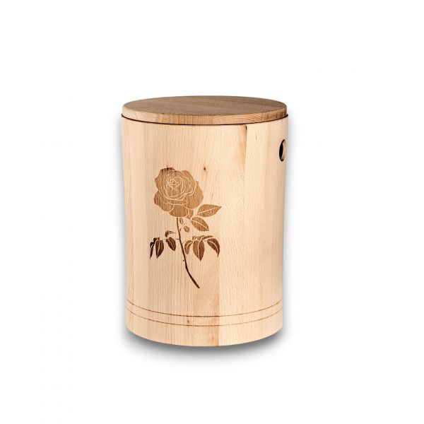 Urne Buche Rose